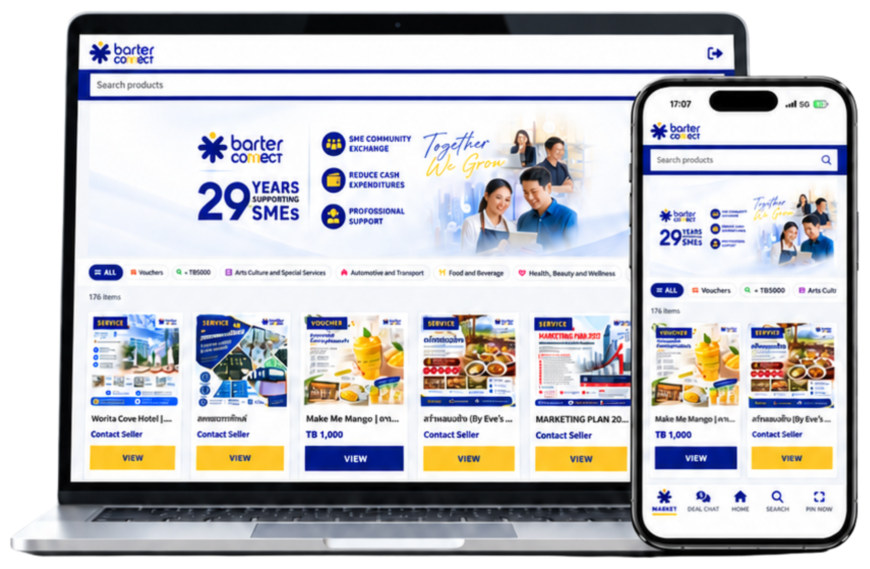 Barter Connect Mobile App